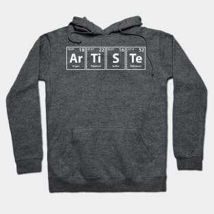 Artiste (Ar-Ti-S-Te) Periodic Elements Spelling Hoodie